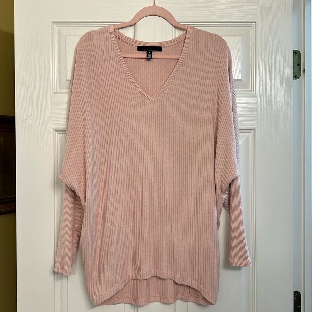 White House Black Market Tunic Pink Size M EUC